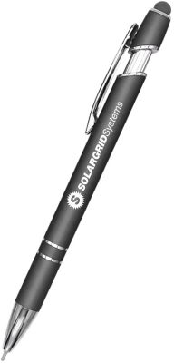 Screen Printed Pens: Ultima Softex Luster Stylus Gel Pen