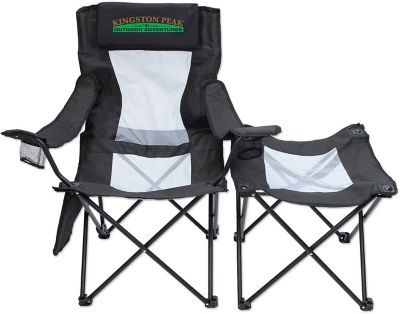 2 In 1 Mesh Adirondack Chair And Table