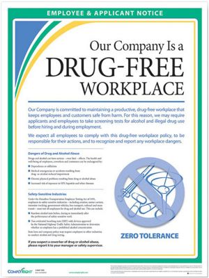 Drug-Free Workplace Poster