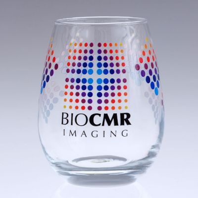 Acrylic Stemless Wine Glass with Custom Imprint