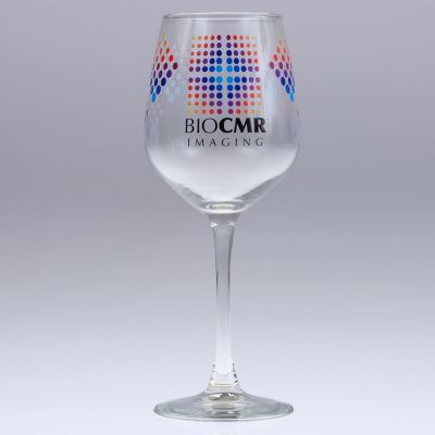 Custom Printed 12 Oz. Plastic Stemless Wine Glass