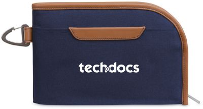 Mobile office hybrid zippered pouch