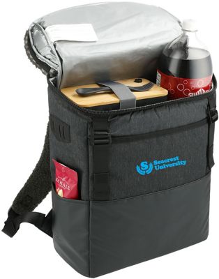 Custom Lunch & Cooler Bags: Field & Co. Fireside Eco 12 Can Backpack Cooler