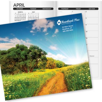 Products Less Than $10: Full Color Monthly Planner With Vinyl Cover