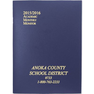 Monthly 7x10: Monthly Academic Monitor 7X10 Planner