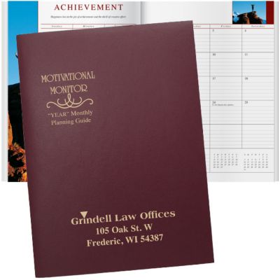 Monthly 7x10: Motivation Monitor 7X10 Planner