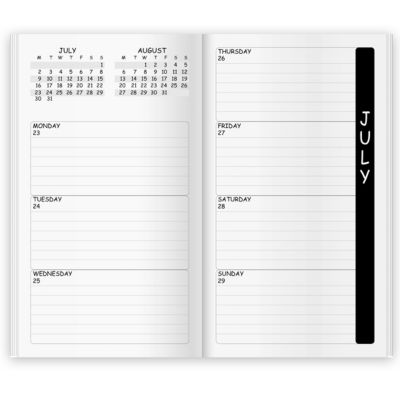 Stock Inserts: Refill-- Academic Weekly (Aw)