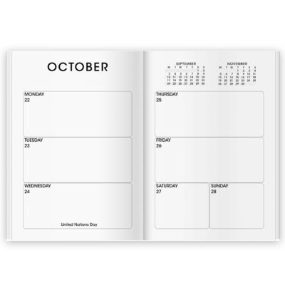 Stock Inserts: Refill-- Mini Weekly (Mw)