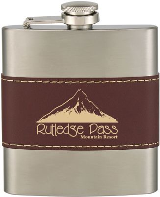 Custom New Years Eve Party Favors: McCoy Flask 6 oz