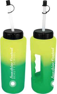 Mood Grip Bottle With Flexible Straw 32 oz