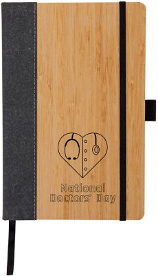 Doctors Day: Saratoga Horizon Bamboo & Leather Journal