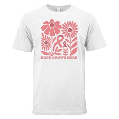 Breast Cancer Awareness: M&O Unisex Gold Soft T-Shirt 100% Cotton Full Clr