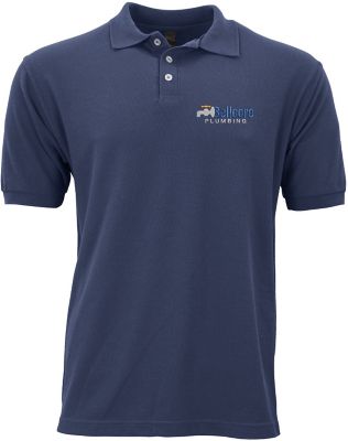 M&O Mens Soft Polo Embroidered