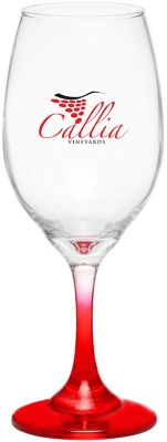Full Colour White Wine Glass 12.75 oz