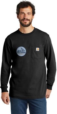 6 Logo Carhartt Workwear Pocket Long Sleeve T-Shirt | Bulk Promotional Products by Amsterdam Products