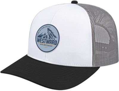 Custom Baseball Hats: Poly/Cotton Mesh Back Trucker Cap With Patch