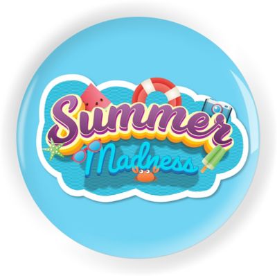 Canada Day Gifts: Full Colour 1 1/2" Round Safety Pin Back Button
