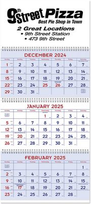 Calendars: Red & Blue Commercial Planner
