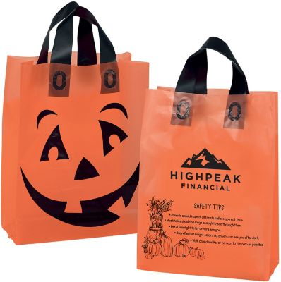 Halloween Giveaways: Orange Frosted Pumpkin Shopper