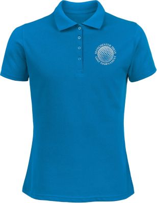 Polo & Golf Shirts: Embroidered Ladies 50/50 Polo Shirt