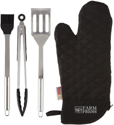 BBQ Grilling Mitt Kit