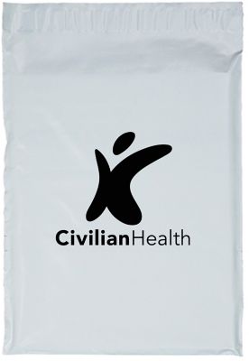 Boxes & Mailers: Plastic Mailer Pouch 9 1/2" x 12", 2" Lip