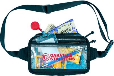 Custom Clear Stadium Bags: Saratoga Clear TPU Waistpack