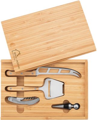 Real Estate Promotional Products: Home & Table Wine & Cheese Set