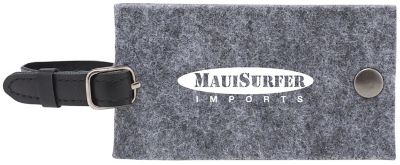 The Goods: The Goods Recycled Felt Luggage Tag
