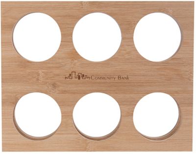Bar & Glassware: Bamboo Wine Rack