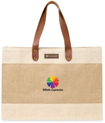 Reusable Shopping Bags: Keepme® Jute Market Tote