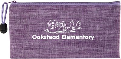 Heathered School Supply Pouch