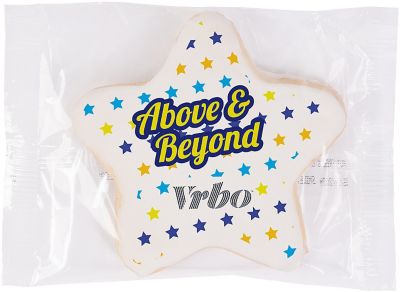 Birthday Party Favors: Full Color Custom Printed Cookie Star