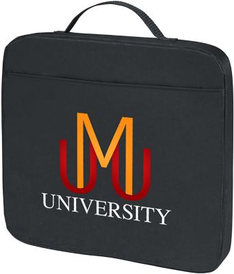 Polyester Fabric Stadium Cushion 14"