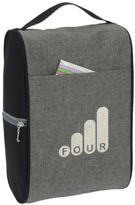 Heathered Shoe Bag Golf Kit