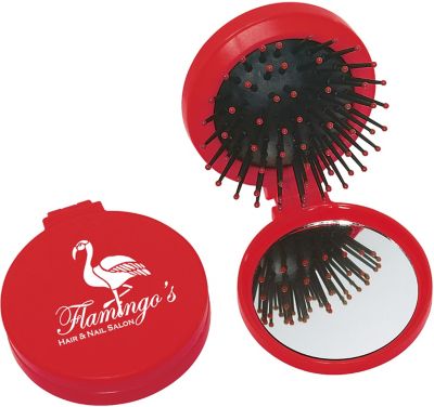 Tradeshow Products: Brush And Mirror Compact