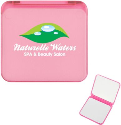 Compact Mirror With Dual Magnification