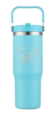 Travel Mugs & Tumblers: Saratoga Swing Handle Brite Tumbler 30 oz