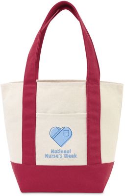Nurses Appreciation: Mini Canvas Tote Full Color Imprint