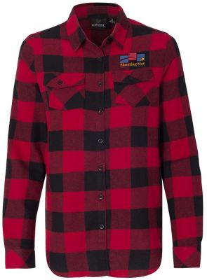 Burnside Womens Yarn-Dyed Long Sleeve Flannel