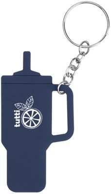 Custom Keychains: Satisfy Tumbler Shaped Silicone Key Ring