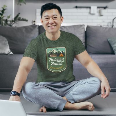 Custom T Shirts: Full Colour Unisex Acid Washed T-Shirt