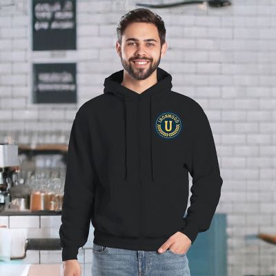 Sweatshirts: Unisex Fleece Full Zip Hoodie Full Color