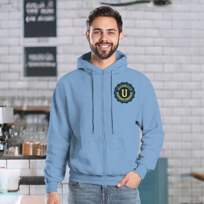 Sweatshirts: Unisex Fleece Full Zip Hoodie Full Color