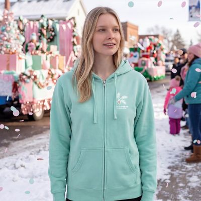 Holiday Gifting: Unisex Fleece Full Zip Hoodie Full Colour