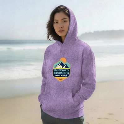 Sweatshirts: Full Colour Unisex Vintage Heather Hoodie