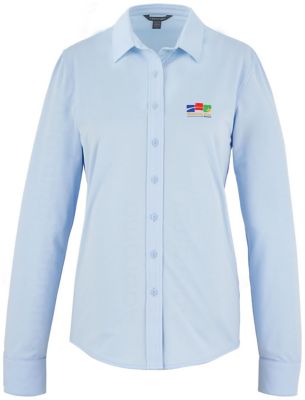 Business Dress Shirts: Women's Tatra Eco Knit Long Sleeve Button Up Shirt