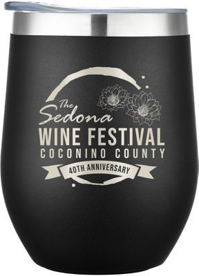 Stainless Steel & Metal Travel Mugs: Cruise Stainless Steel Wine Tumbler 12 oz