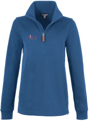 New Products: Womens Hudson Eco Knit Half Zip Ribbed Sweater