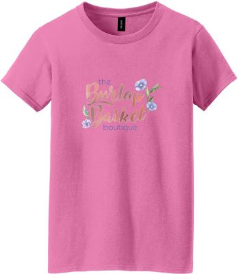 Breast Cancer Awareness: Women's Gildan T-Shirt Full Colour DTG